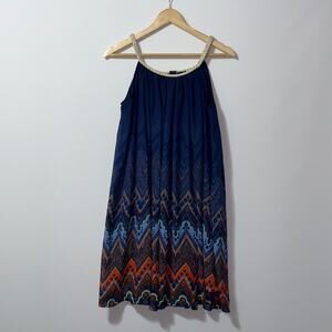 Versona blue summer dress women’s size medium